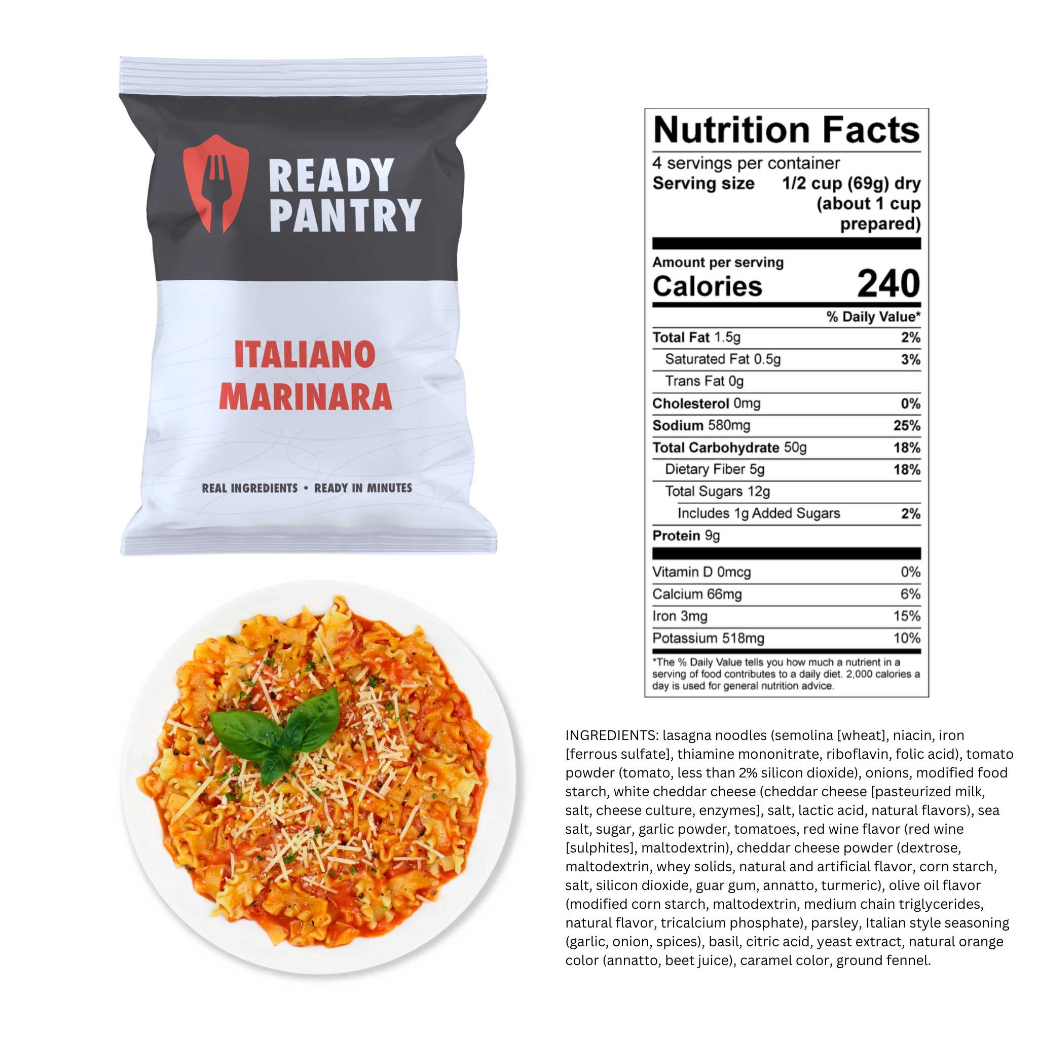 One Month Food Supply