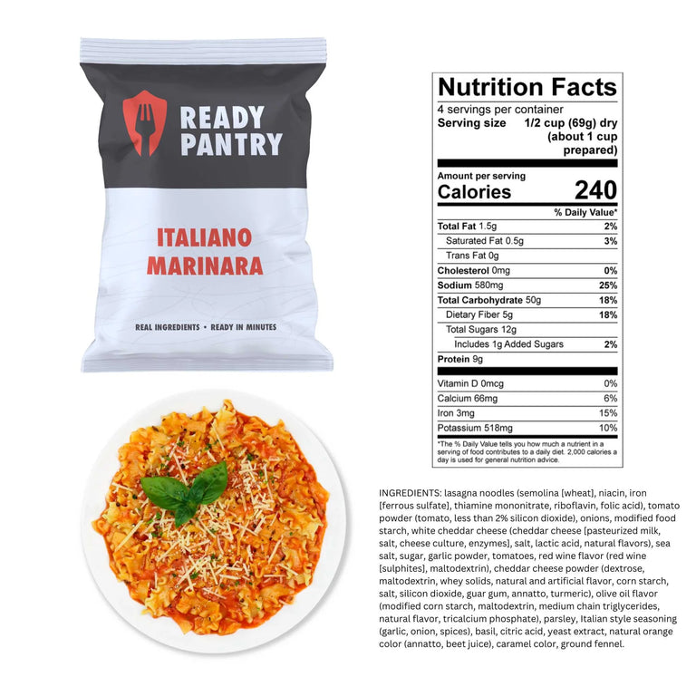 Ready Pantry One Month Supply