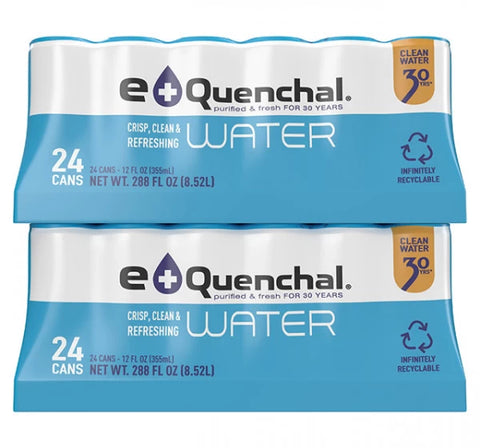 Ready Pantry Drinking Water, Emergency Water Supply, 30-Year Shelf Life, Canned Water, Zero Plastic, 12 oz. cans